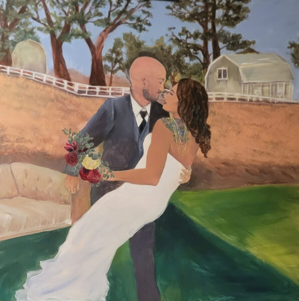 Spencer Poulter Collins - Live Painting